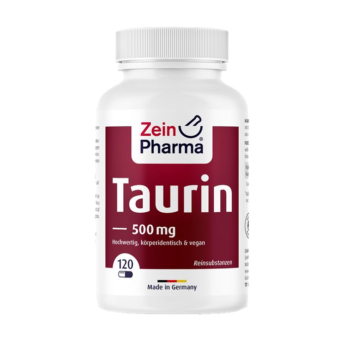 Zein Pharma Taurine, 500mg - 120 vcaps