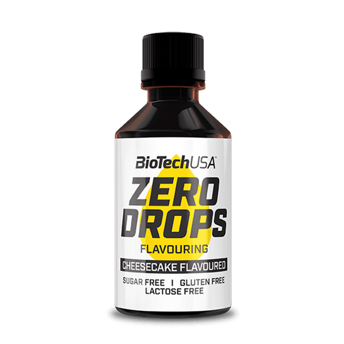 BioTech USA Zero Drops 50ml: Elevate Your Flavor Game, Guilt-Free! - Cheesecake - Combination Multivitamins & Minerals at MySupplementShop by BioTechUSA