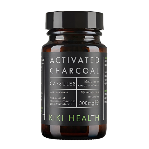 Kiki Health Activated Charcoal 50 Vegicaps