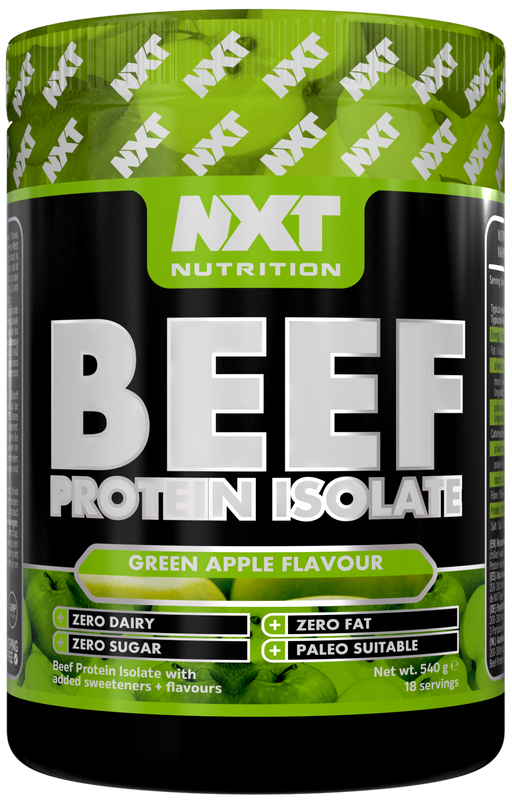 NXT Nutrition Beef Protein Isolate 540g - Apple - Protein Powder at MySupplementShop by Nxt Nutrition