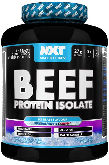 NXT Nutrition Beef Protein Isolate 1.8kg - Ice Blast - Protein Powder at MySupplementShop by Nxt Nutrition