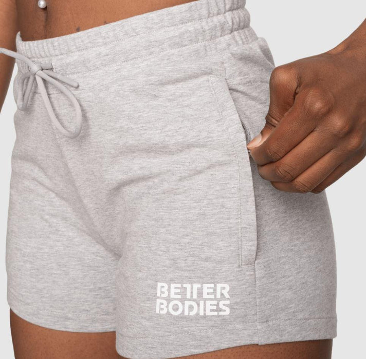 Better Bodies Empire Sweatshorts Light Grey - Sweatshorts at MySupplementShop by Better Bodies