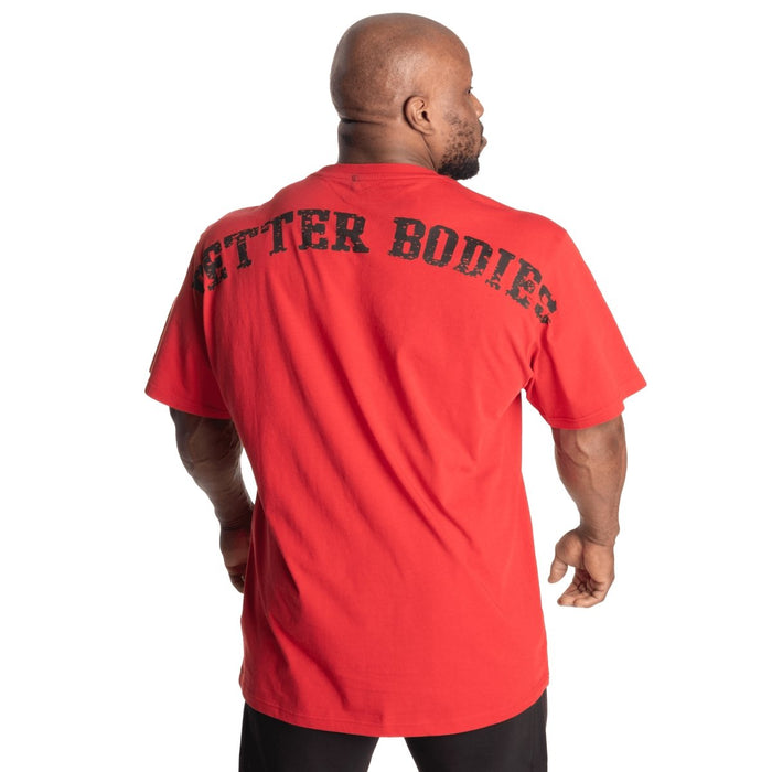 Better Bodies Union Original Tee Chilli Red - T-Shirt at MySupplementShop by Better Bodies