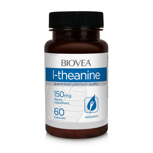 Biovea L-Theanine 150mg 60 Vegetarian Capsules - Brain & Memory at MySupplementShop by Biovea