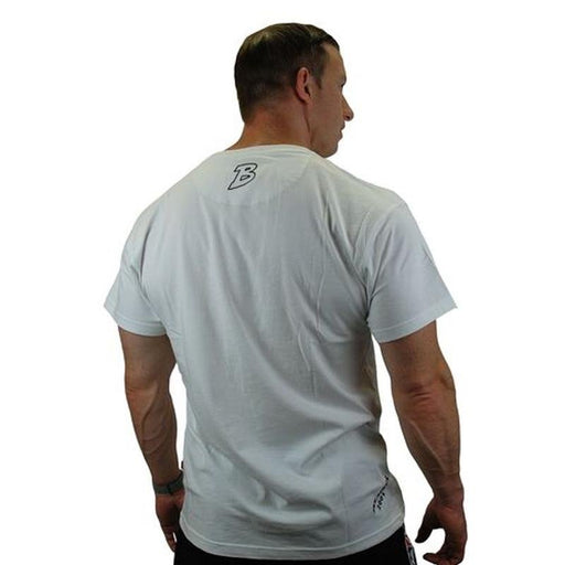 Brachial T-Shirt Gain - White/Black - T-Shirt at MySupplementShop by Brachial The Lifestyle Company