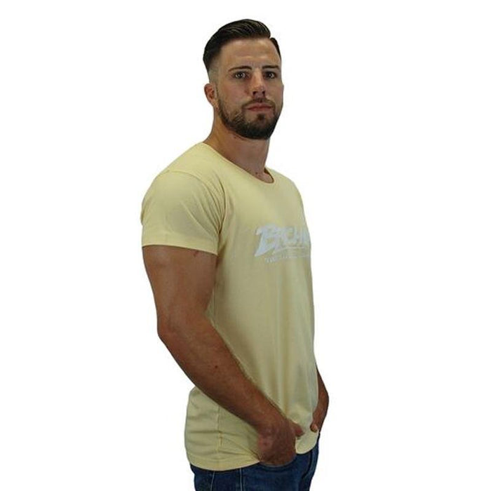 Brachial T-Shirt Sign - Ivory/White - Large - T-Shirt at MySupplementShop by Brachial The Lifestyle Company