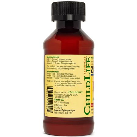 ChildLife Essentials Zinc Plus Liquid 4oz (118ml) Mango/Strawberry Flavour - Children's Immunity at MySupplementShop by ChildLife Essentials