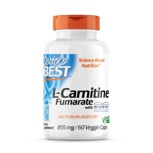 Doctor's Best L-Carnitine Fumarate with Biosint Carnitines, 855 mg 60 Veggie Capsules - Slimming and Weight Management at MySupplementShop by Doctor's Best