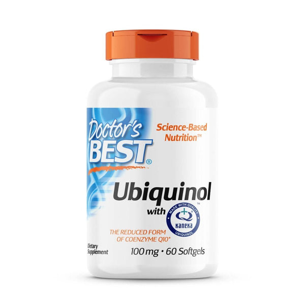 Doctor's Best Ubiquinol with Kaneka 100mg 60 Softgels - Health and Wellbeing at MySupplementShop by Doctor's Best