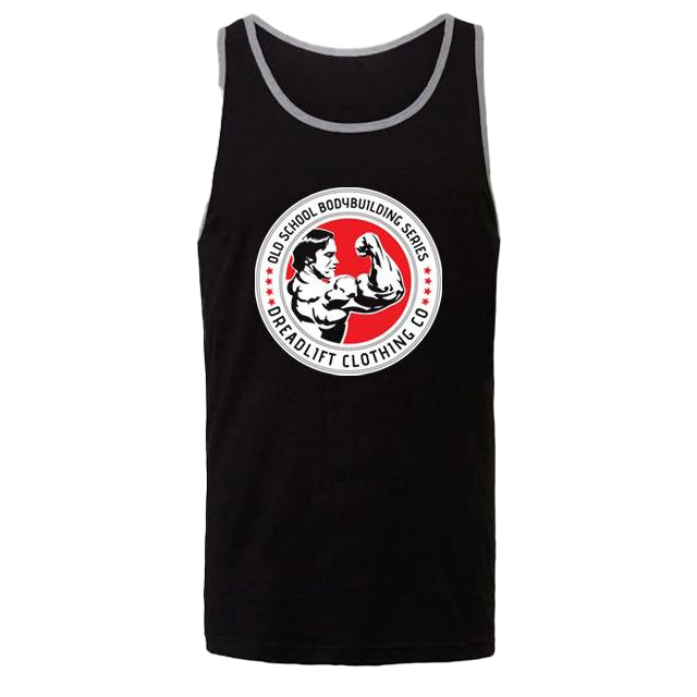 Dreadlift Oldschool Bodybuilding Tank - Black/Grey