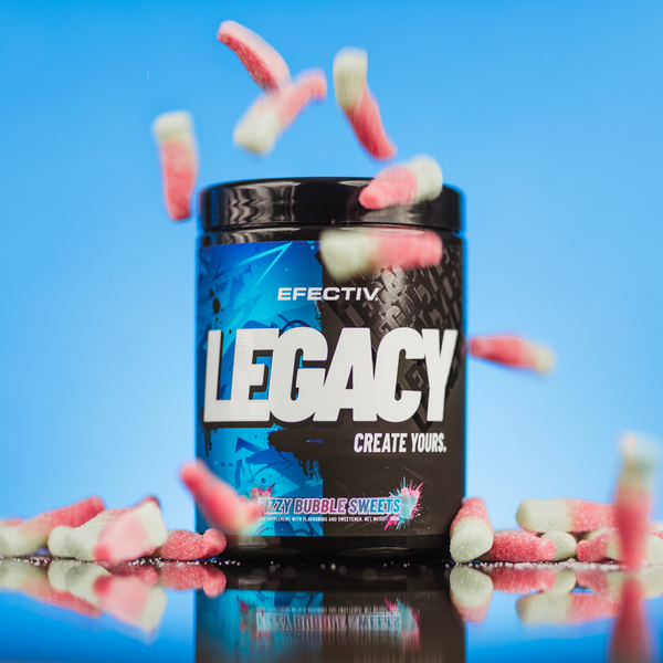 Efectiv Nutrition LEGACY Pre-Workout 380g Fizzy Bubble Sweets - Pre Workout at MySupplementShop by Efectiv Nutrition