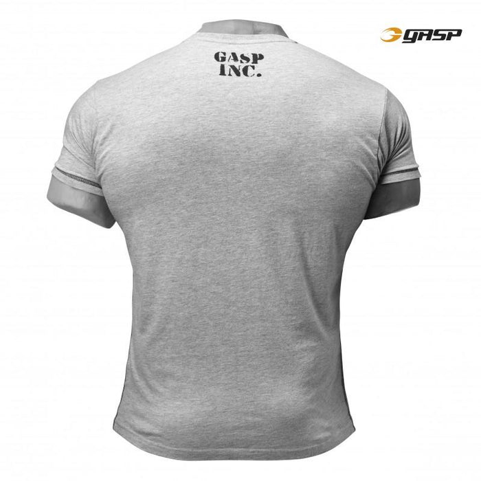 GASP Basic Utility Tee - Grey - T-Shirt at MySupplementShop by Gasp