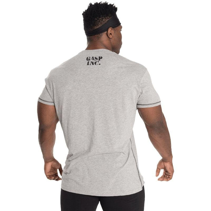 GASP Basic Utility Tee - Grey - T-Shirt at MySupplementShop by Gasp