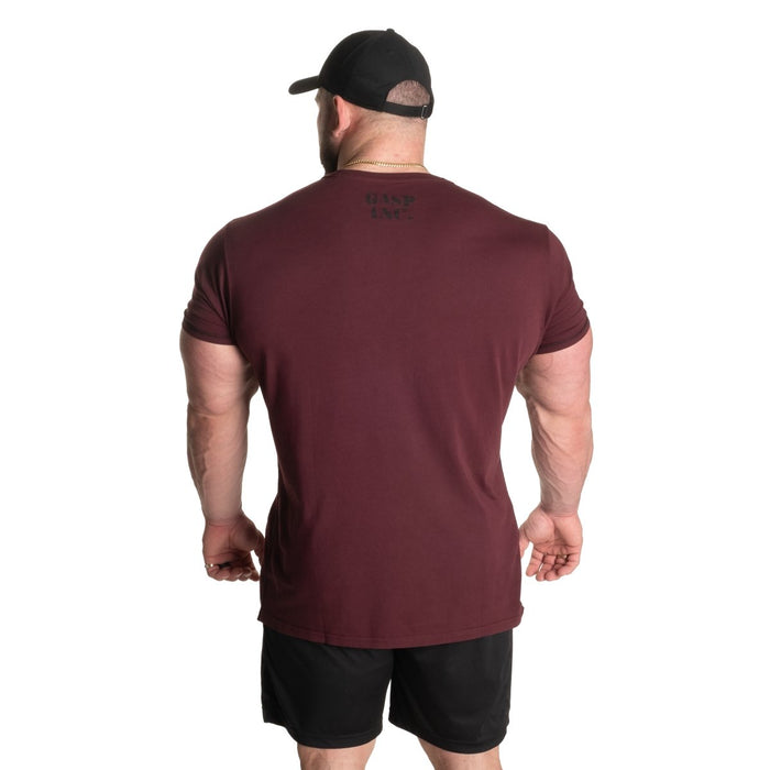 GASP Basic Utility Tee Maroon - T-Shirt at MySupplementShop by Gasp