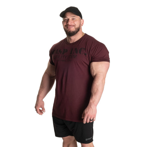 GASP Basic Utility Tee Maroon - T-Shirt at MySupplementShop by Gasp