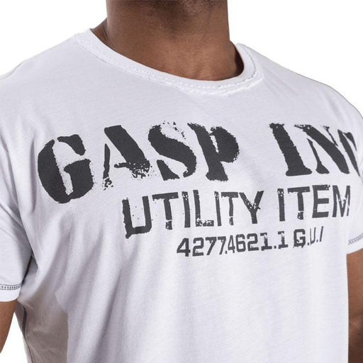 GASP Basic Utility Tee - White - XXXL - T-Shirt at MySupplementShop by Gasp