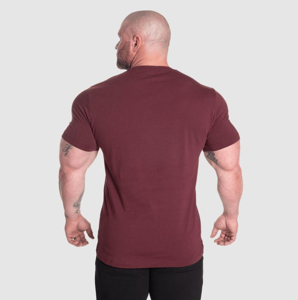 GASP Classic Tapered Tee - Maroon - Medium - T-Shirt at MySupplementShop by Gasp