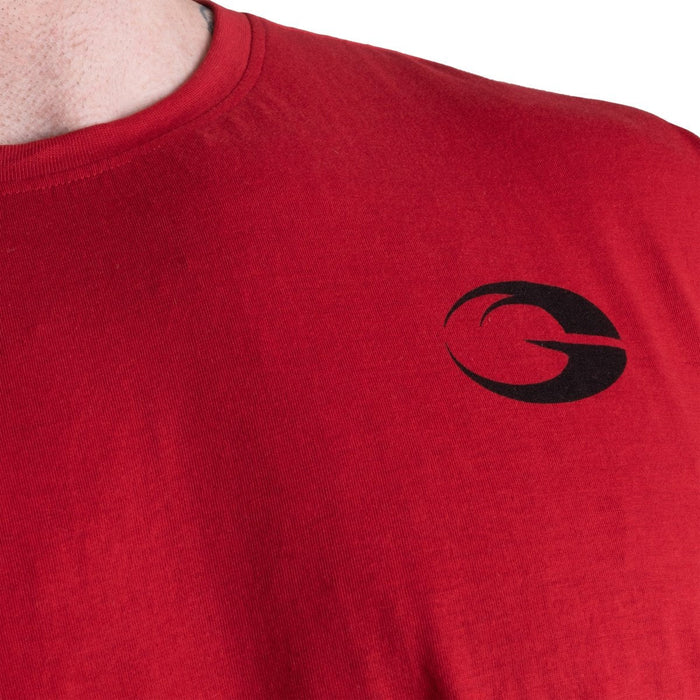 GASP Division Iron Tee Chilli Red - T-Shirt at MySupplementShop by Gasp