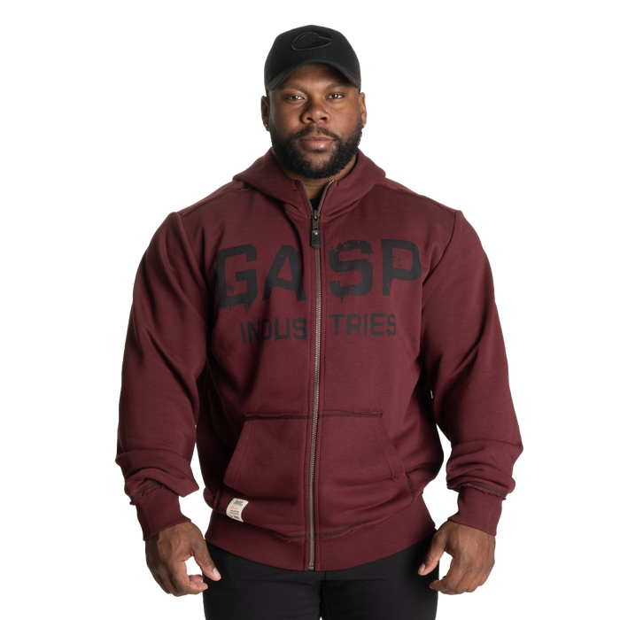 GASP Layered Hood Maroon