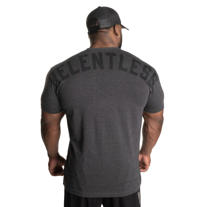 GASP Skull Standard Tee - Dark Grey Melange - Standard Tee at MySupplementShop by Gasp