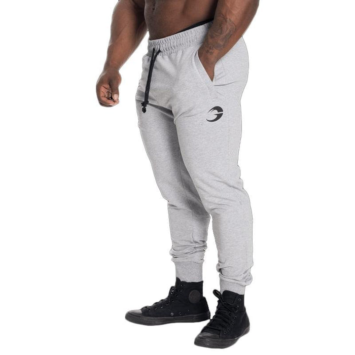 GASP Tapered Joggers Light Grey Melange - Tapered Joggers at MySupplementShop by Gasp