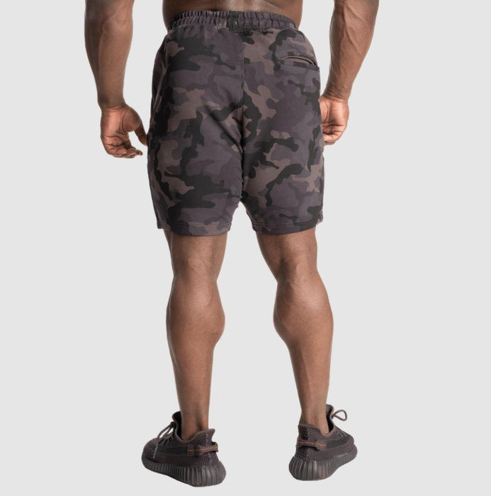 GASP Tapered Sweatshorts - Dark Camo - Large - Tapered Sweatshorts at MySupplementShop by Gasp