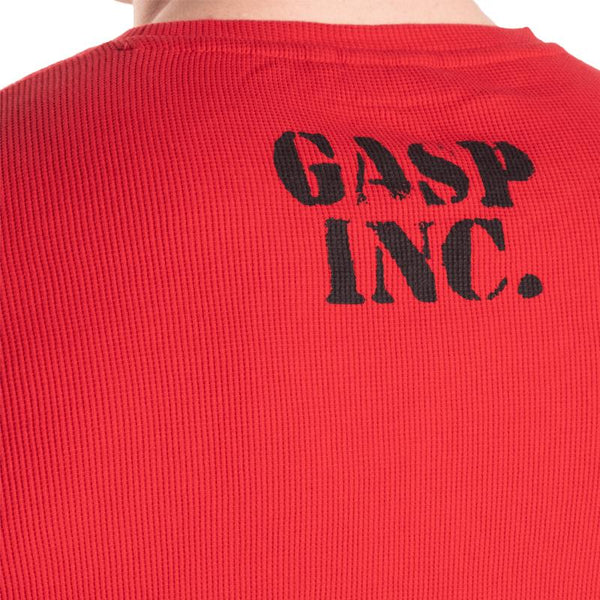 GASP Thermal Gym Sweater - Chilli Red - Medium - Thermal Gym Sweater at MySupplementShop by Gasp