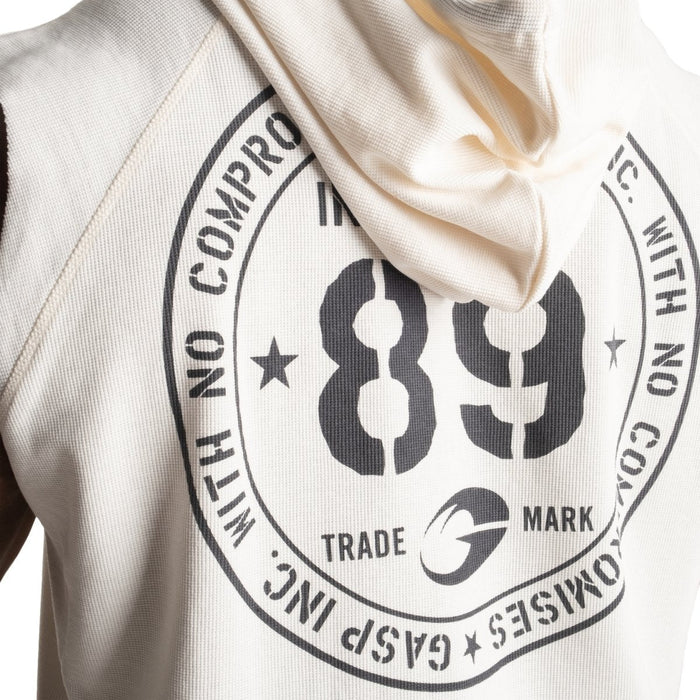 GASP Thermal SL Hoodie - Off White - Small - Thermal SL Hoodie at MySupplementShop by Gasp