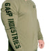 GASP Throwback LS Tee - Wash Green - Medium - Throwback LS Tee at MySupplementShop by Gasp