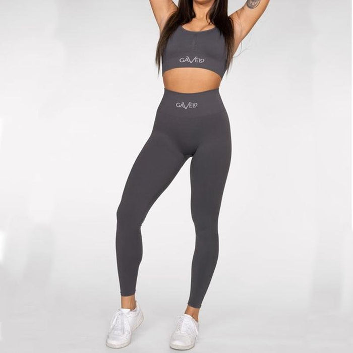 Gavelo Seamless Booster Leggings- Gun Metal - XS - Leggings at MySupplementShop by Gavelo