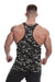 Golds Gym Stringer Joe Premium Vest Camo Black - Apparell at MySupplementShop by Golds Gym