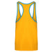 Golds Gym Muscle Joe Contrast Stringe- Gold/Turquoise - Stringer at MySupplementShop by Gold's Gym