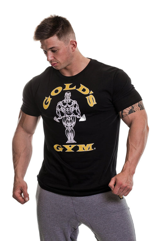 Gold's Gym Muscle Joe T-Shirt Black - Small - T-shirt at MySupplementShop by Gold's Gym