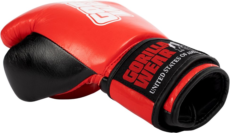 Gorilla Wear Ashton Boxing Gloves - Red/Black - Boxing Gloves at MySupplementShop by Gorilla Wear