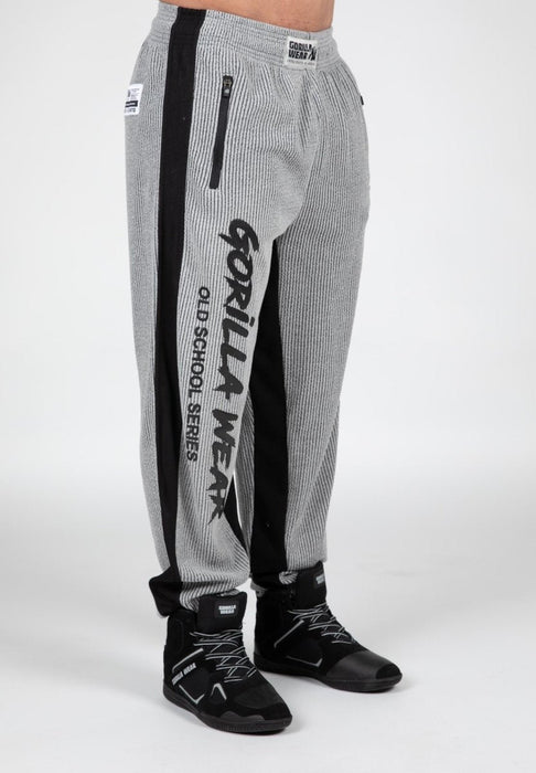 Gorilla Wear Augustine Old School Pants - Grey - Pants at MySupplementShop by Gorilla Wear