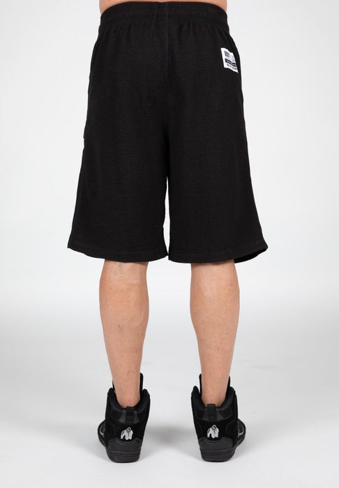 Gorilla Wear Augustine Old School Shorts - Black - Shorts at MySupplementShop by Gorilla Wear