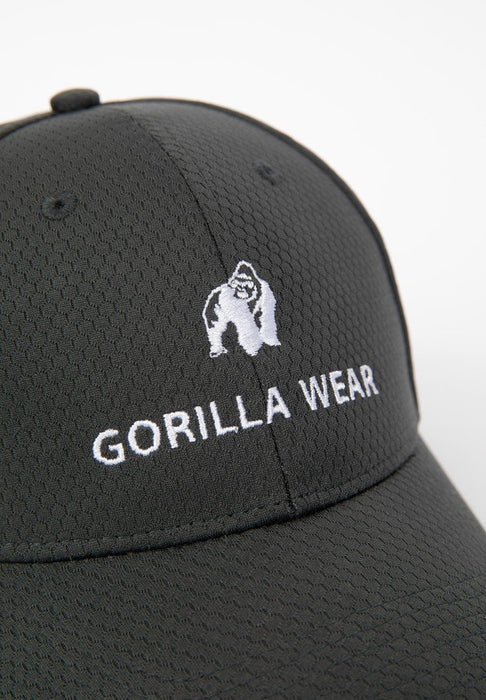 Gorilla Wear Bristol Fitted Cap - Anthracite - Anthracite - Cap at MySupplementShop by Gorilla Wear