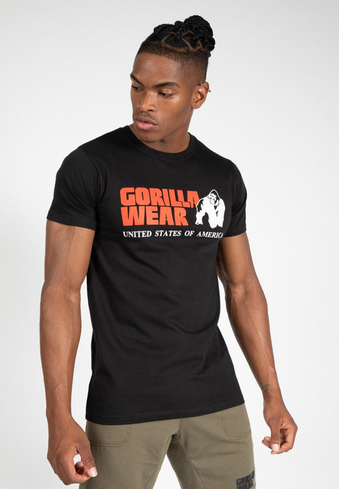 Gorilla Wear Classic T-Shirt Black - T-Shirt at MySupplementShop by Gorilla Wear