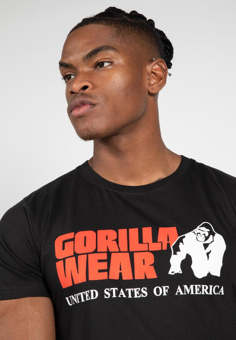 Gorilla Wear Classic T-Shirt Black - Small - T-Shirt at MySupplementShop by Gorilla Wear