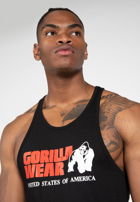 Gorilla Wear Classic Tank Top - Black - Small - Tank Top at MySupplementShop by Gorilla Wear