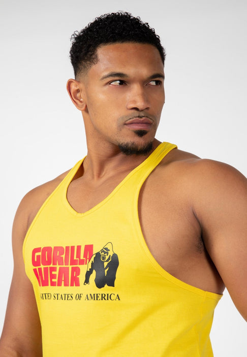 Gorilla Wear Classic Tank Top - Yellow - Tank Top at MySupplementShop by Gorilla Wear