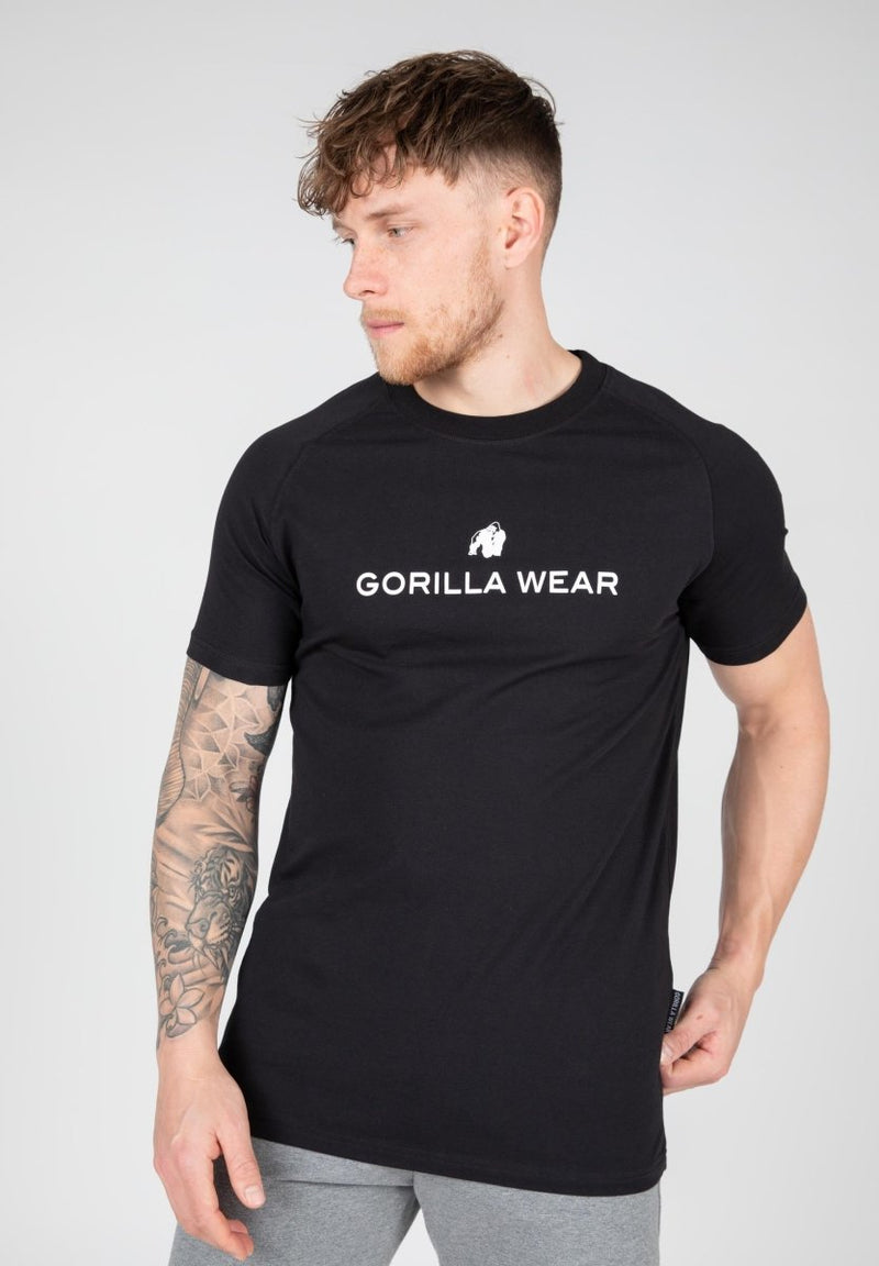 Gorilla Wear Davis T-Shirt Black - Large - T-Shirt at MySupplementShop by Gorilla Wear