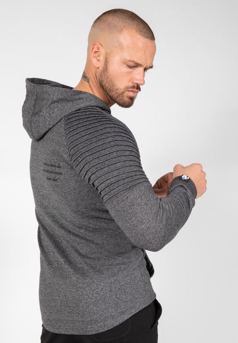 Gorilla Wear Delta Hoodie - Grey - XXXXL - Hoodie at MySupplementShop by Gorilla Wear