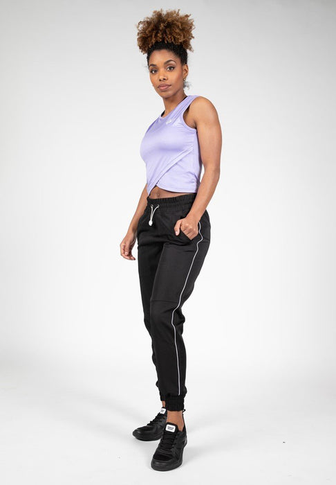 Gorilla Wear Estelle Twisted Crop Top - Lilac - Small - Crop Top at MySupplementShop by Gorilla Wear