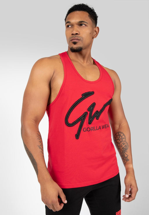 Gorilla Wear Evansville Tank Top - Red - Small - Tank Top at MySupplementShop by Gorilla Wear