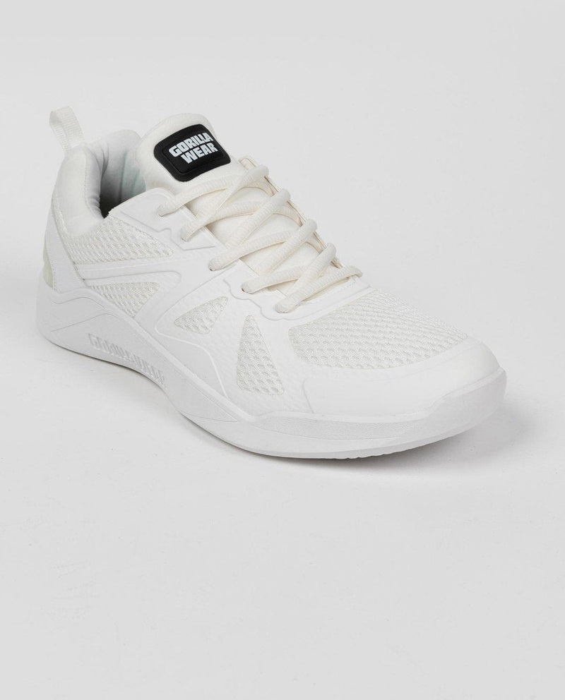 Gorilla Wear Gym Hybrids - White/White - Footwear at MySupplementShop by Gorilla Wear