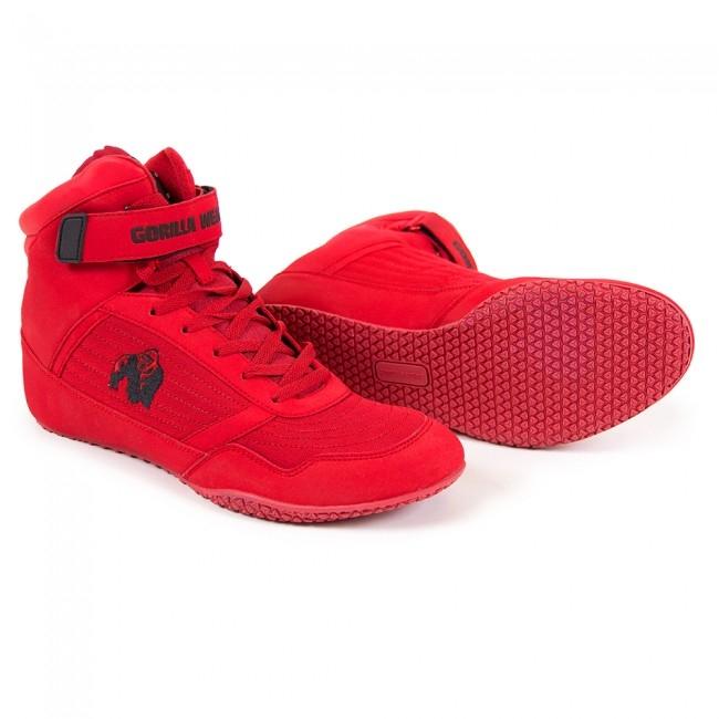 Gorilla Wear High Tops - Red - Footwear at MySupplementShop by Gorilla Wear