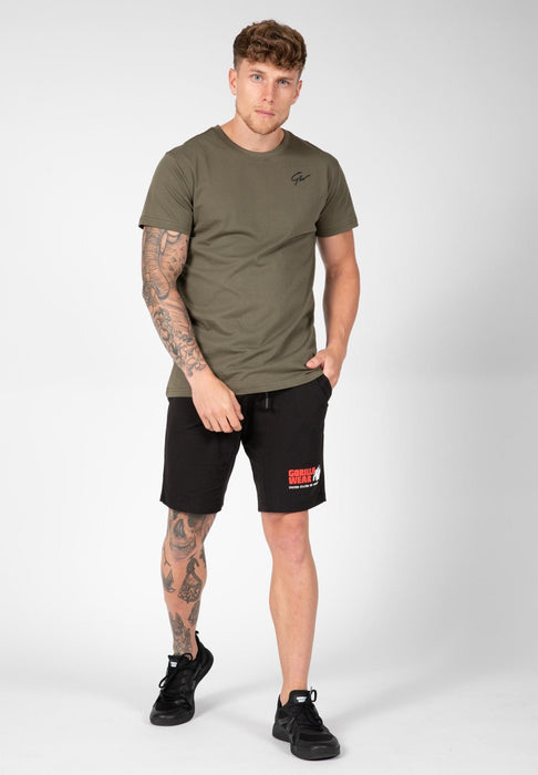 Gorilla Wear Johnson T-Shirt - Army Green - Medium - T-shirt at MySupplementShop by Gorilla Wear