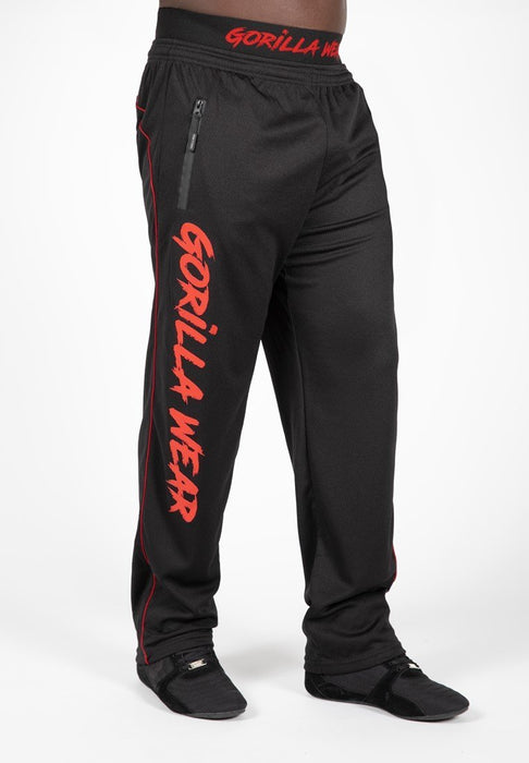 Gorilla Wear Mercury Mesh Pants Black/Red - Large/XL - Mesh Pants at MySupplementShop by Gorilla Wear