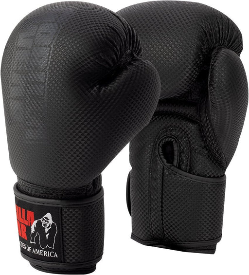 Gorilla Wear Montello Boxing Gloves - Black - 12oz - Boxing Gloves at MySupplementShop by Gorilla Wear